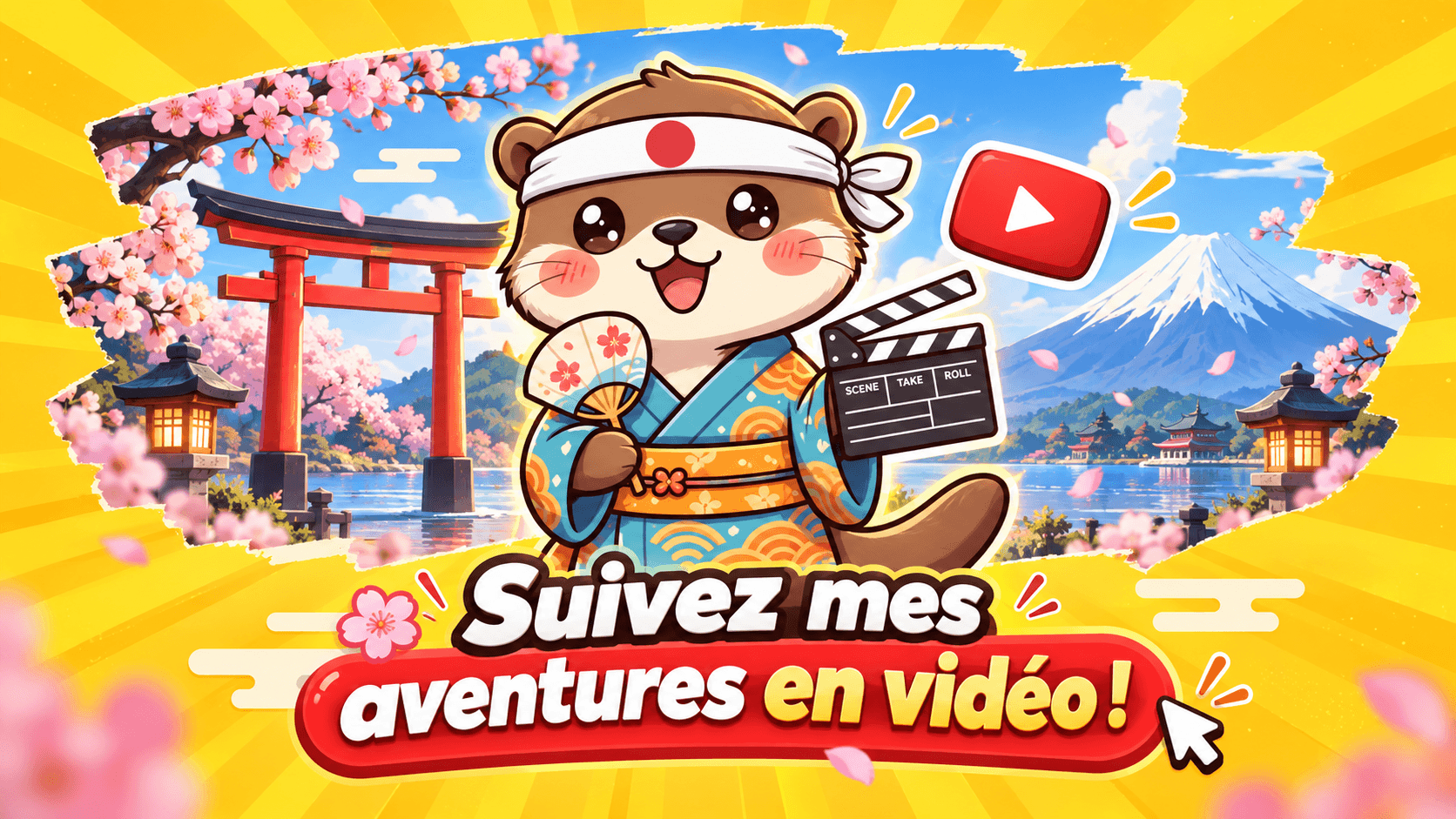 Suis-moi sur YouTube - La Loutre Vadrouille
