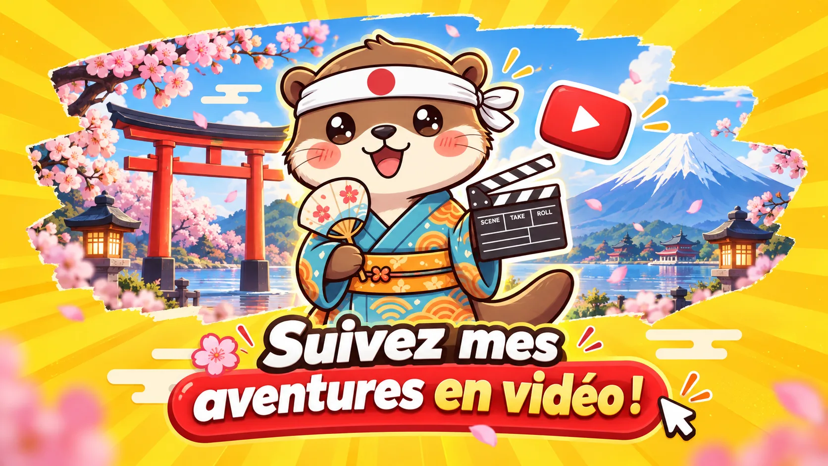 Suis-moi sur YouTube - La Loutre Vadrouille
